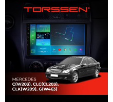 Штатная магнитола Torssen Mercedes C(W203), CLC(CL203), CLK(W209), G(W463) F96128 4G Carplay