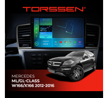 Штатна магнітола Torssen 2K DTS Mercedes ML/GL-class W166/X166 12-16 F9432 4G Carplay DSP