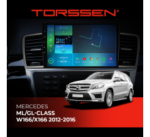 Штатная магнитола Torssen Mercedes ML/GL-class W166/X166 12-16 F96128 DSP 4G Carplay