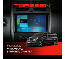 Штатна магнітола Torssen 2K DTS Mercedes Vito,Viano,Sprinter,Crafter F9432 4G Carplay DSP