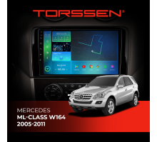 Штатна магнітола Torssen 2K DTS Mercedes ML-class W164 2005-2011 F9432 4G Carplay DSP з кнопками