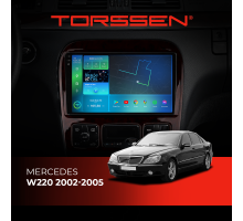 Штатная магнитола Torssen 2K Mercedes W220 02-05 F9464 4G Carplay DSP