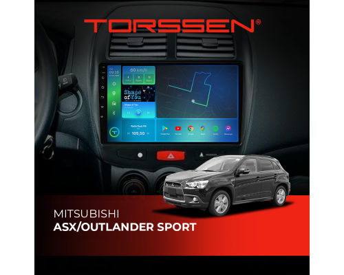 Штатна магнітола Torssen Mitsubishi ASX / Outlander sport F10332 4G Carplay