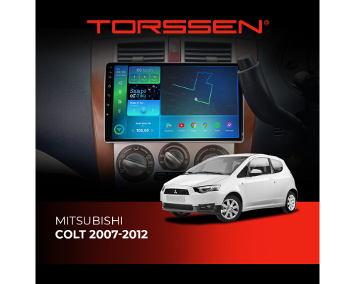 Штатная магнитола Torssen Mitsubishi Colt 2007-2012 F9464 4G Carplay DSP