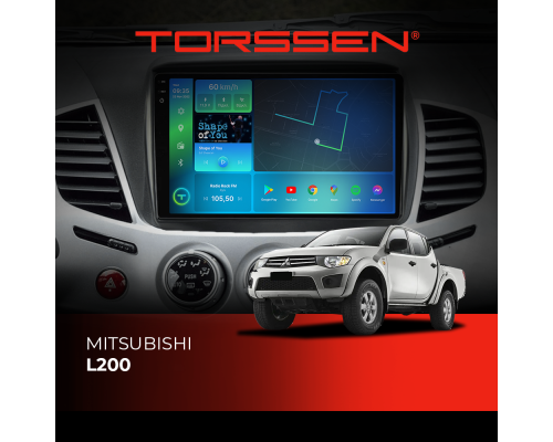 Штатна магнітола Torssen 2K DTS Mitsubishi L200 F9432 4G Carplay DSP