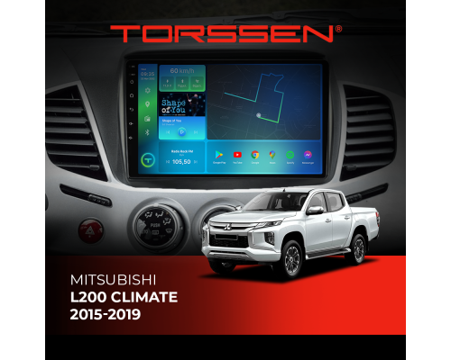 Штатная магнитола Torssen Mitsubishi L200 climate 15-19 F9464 4G Carplay DSP