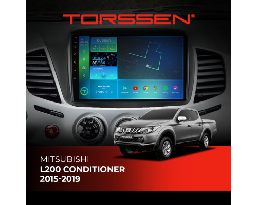 Штатная магнитола Torssen Mitsubishi L200 conditioner 15-19 F9464 4G Carplay DSP