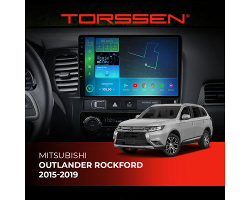 Штатная магнитола Torssen Mitsubishi Outlander Rockford 15-19 F106128 4G Carplay