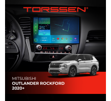 Штатна магнітола Torssen 2K DTS Mitsubishi Outlander Rockford 20+ F10432 4G Carplay DSP