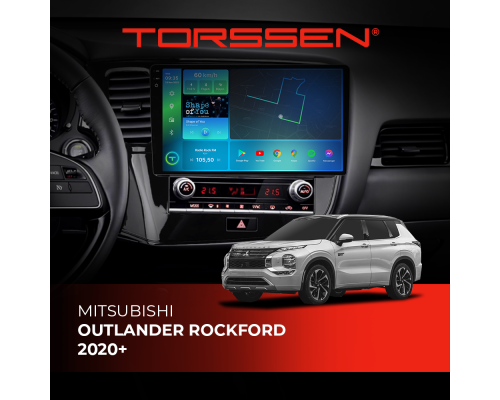 Штатна магнітола Torssen 2K DTS Mitsubishi Outlander Rockford 20+ F10432 4G Carplay DSP