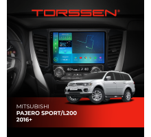 Штатна магнітола Torssen 2K DTS Mitsubishi Pajero Sport/L200 2016+ F9432 4G Carplay DSP