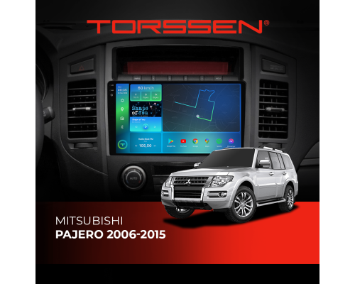 Штатная магнитола Torssen 2K DTS Mitsubishi Pajero 2006-2015 F9432 4G Carplay DSP