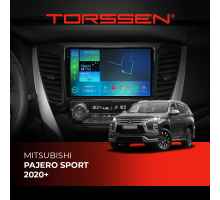 Штатная магнитола Torssen 2K Mitsubishi Pajero Sport 2020+ FL9 4+64Gb 4G Carplay DSP