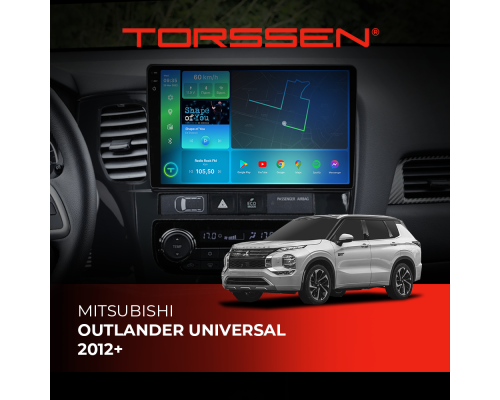 Штатна магнітола Torssen 2K DTS Mitsubishi Outlander universal 2012+ F9432 4G Carplay DSP