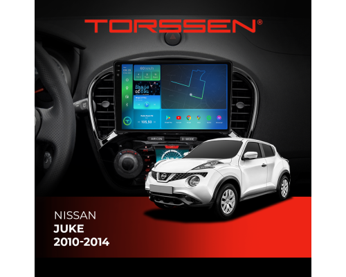 Штатная магнитола Torssen  Juke 10-14 F9332 4G Carplay