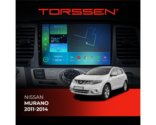 Штатная магнитола Torssen Nissan Murano 11-14 F9464 4G Carplay DSP