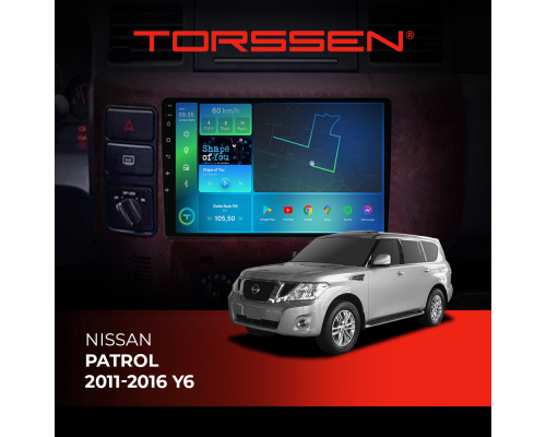 Штатная магнитола Torssen Nissan Patrol 11-16 Y6 F9464 4G