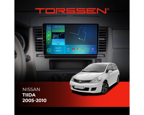 Штатная магнитола Torssen Nissan Tiida 05-10 NF10 Carplay