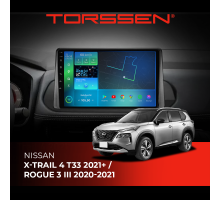 Штатна магнітола Torssen Nissan X-Trail 4 T33 2021+ / Rogue 3 III (2020-2021) F10332 4G Carplay DSP