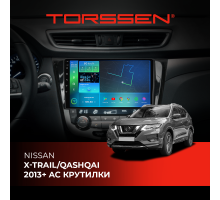 Штатна магнітола 2K Torssen Nissan Xtrail/Qashqai 2013+ AC крутилки F10332 4G Carplay DSP