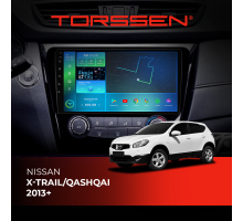 Штатна магнітола Torssen Nissan Xtrail / Qashqai 2013+ F10332 4G Carplay