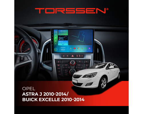 Штатная магнитола Torssen Opel Astra J 10-14/Buick Excelle 10-14 F98256  4G Carplay DSP