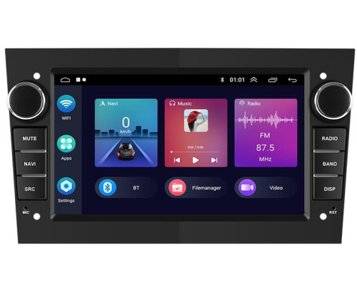 Штатна магнітола Torssen Opel Vectra/Astra/Zafira/Vivaro/Antara F7232 Carplay black