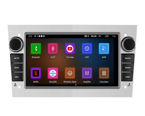 Штатна магнітола Torssen Opel Vectra/Astra/Zafira/Vivaro/Antara F7232 Carplay silver