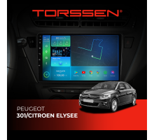 Штатная магнитола Torssen Peugeot 301/Citroen Elysee F96128 4G Carplay