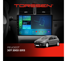 Штатная магнитола Torssen Peugeot 307 02-13 F96128 4G Carplay