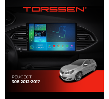 Штатная магнитола Torssen Peugeot 308 2012-2017 F96128 4G Carplay DSP