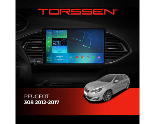 Штатная магнитола Torssen Peugeot 308 2012-2017 F96128 4G Carplay DSP