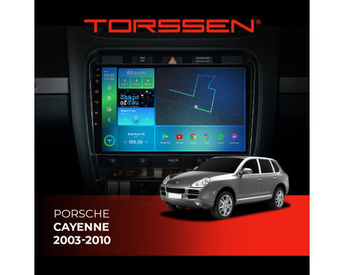 Штатная магнитола Torssen Porsche Cayenne 2003-2010 F96128 4G Carplay