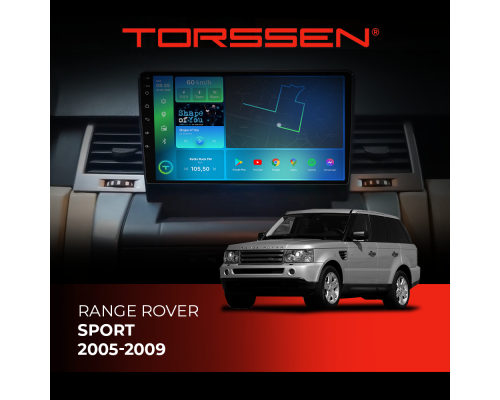 Штатная магнитола Torssen Range Rover Sport 2005-2009 F9464 4G Carplay DSP