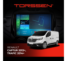 Штатна магнітола Torssen 2K DTS Renault Captur 2013+,Trafic 2014+ F9432 4G Carplay DSP