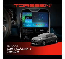 Штатная магнитола Torssen Renault Clio 4 AC/Climate 16-18 F96128 4G Carplay DSP