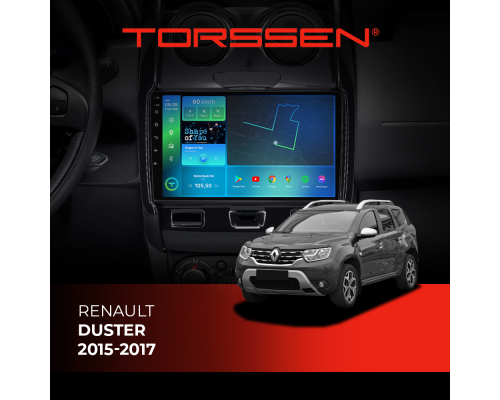 Штатная магнитола Torssen Renault Duster 15-17 F96128 4G Carplay DSP