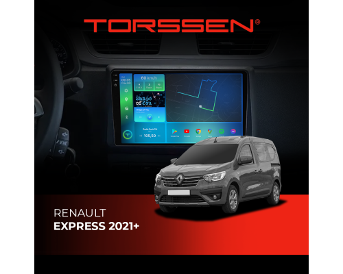 Штатная магнитола Torssen 2K Renault Express 2021+ F9464 4G Carplay DSP