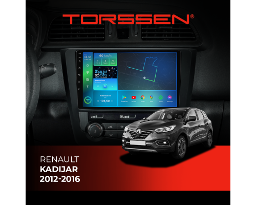 Штатная магнитола Torssen Renault Kadijar 12-16 F96128 4G Carplay