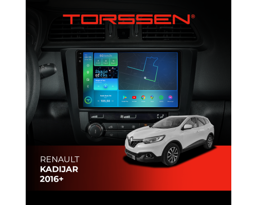 Штатна магнітола Torssen 2K DTS Renault Kadijar 16+ F9432 4G Carplay DSP