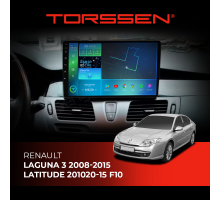 Штатная магнитола Torssen Renault Laguna 3 08-15 Latitude 10-15 F10464 4G Carplay DSP