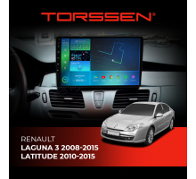 Штатна магнітола Torssen Renault Laguna 3 08-15 Latitude 10-15 F10432 4G Carplay DSP