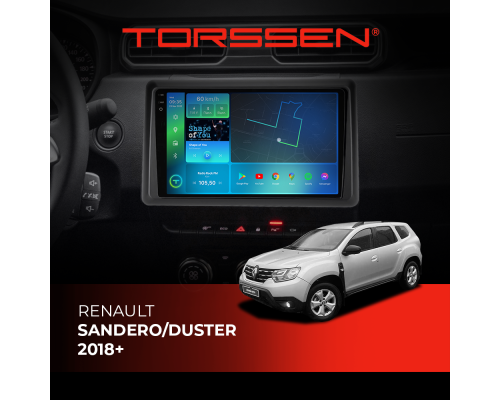 Штатна магнітола Torssen 2K DTS Renault Sandero/Duster 18+F10432 4G Carplay DSP