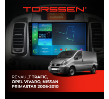 Штатна магнітола 2K Torssen Renault Trafic, Opel Vivaro, Nissan Primastar 06-10 F10332 4G Carplay DSP