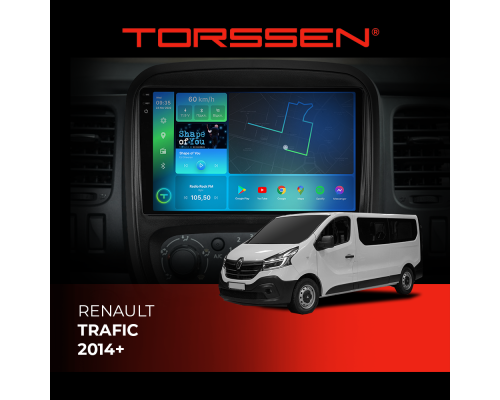 Штатная магнитола Torssen 2K DTS Renault Trafic 2014+ F9432 4G Carplay DSP