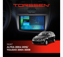 Штатна магнітола Torssen 2K DTS Seat Altea 04-15/Toledo 04-09 F9432 4G Carplay DSP