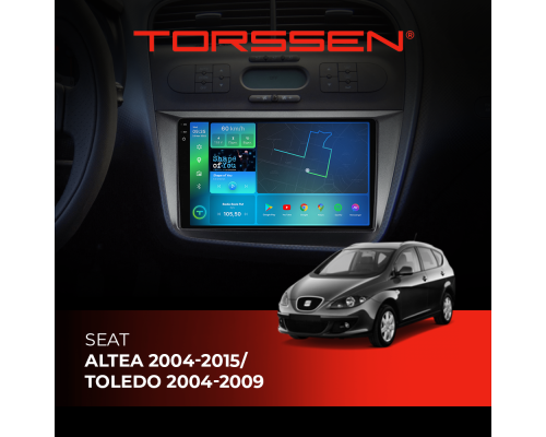 Штатна магнітола Torssen 2K DTS Seat Altea 04-15/Toledo 04-09 F9432 4G Carplay DSP