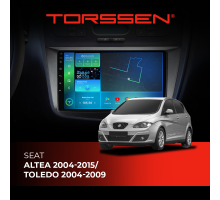 Штатная магнитола Torssen Seat Altea 04-15/Toledo 04-09 F96128 4G Carplay DSP