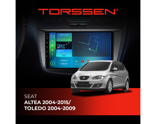 Штатная магнитола Torssen Seat Altea 04-15/Toledo 04-09 F96128 4G Carplay DSP