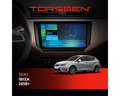 Штатная магнитола Torssen 2K Seat Ibiza 18+ F9464 4G Carplay DSP